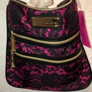 Never worn Betsy Johnson crossbody bag